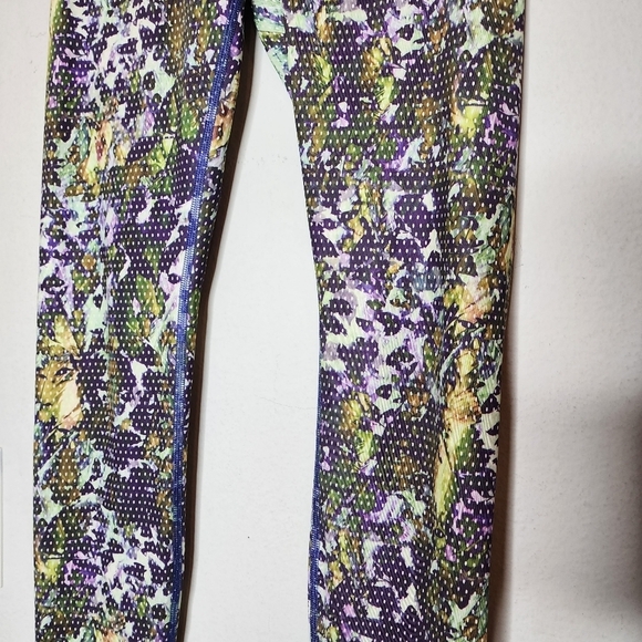 Lululemon Wunder Under Pant *Full-On Luxtreme Floral Sport Backdrop Iris Flower - Picture 13 of 16